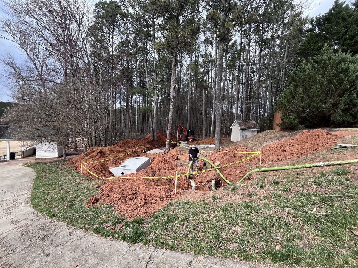 Larger residential install — full sewer line replacement.